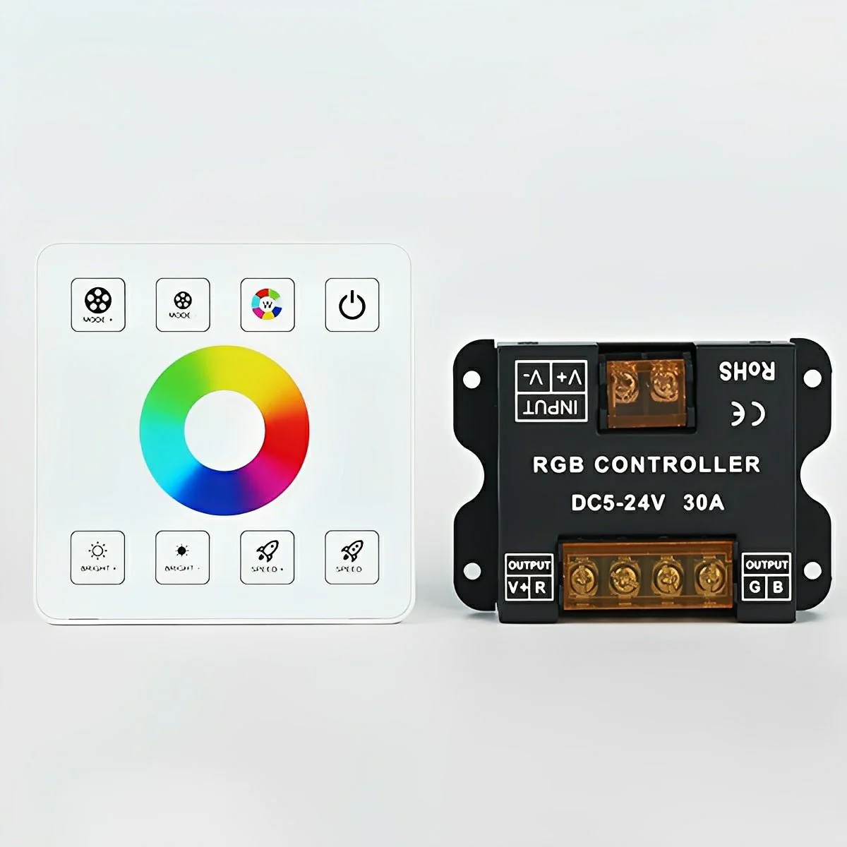12/24V 10A LED Light Dimmer Wall Switch Controller For LED Flexible Linear Light - Image 3