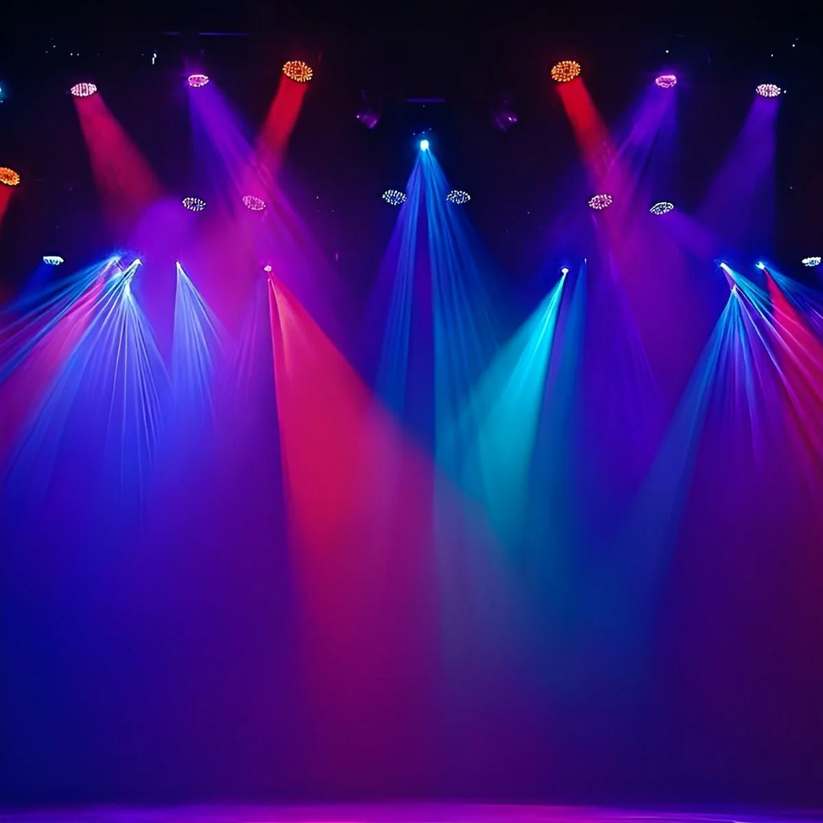 162W 54 LED Beam Spot Light Special Effects Lighting