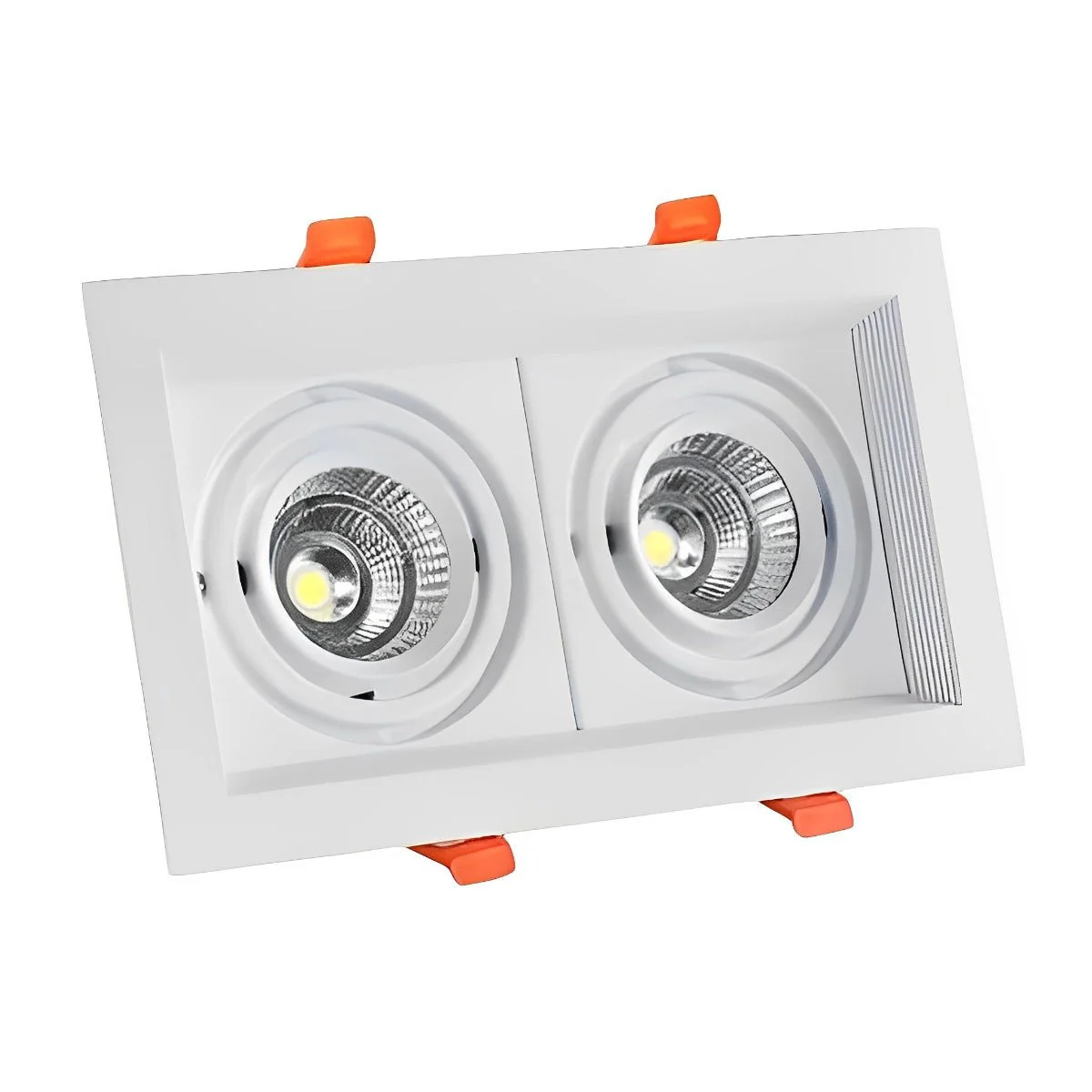 Rectangular Lights Adjustable Three Step Dimming Recessed Spotlight - Image 12