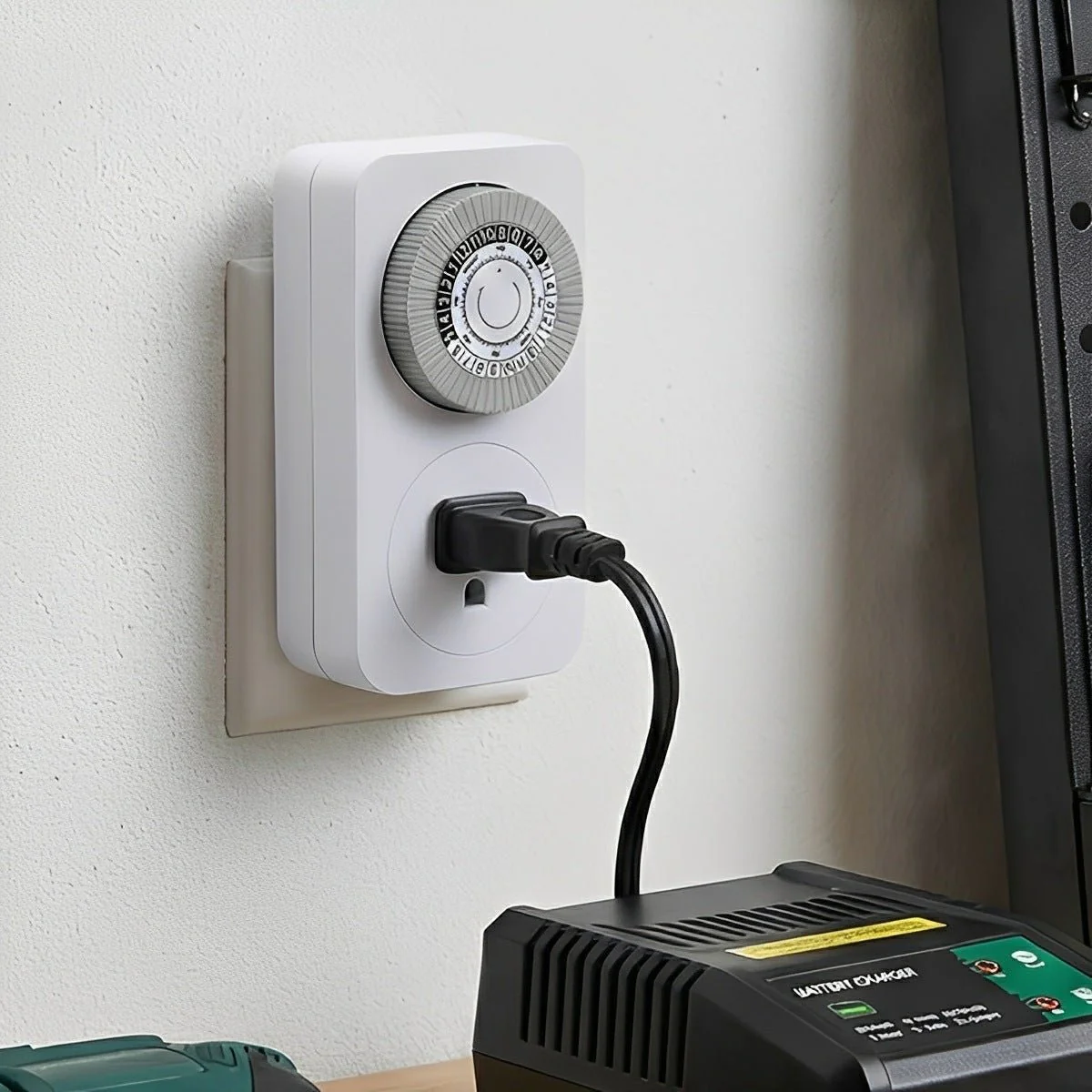24-H 15A Plug-In Mechanical Outlet Timer Light Timer Switch - Image 3