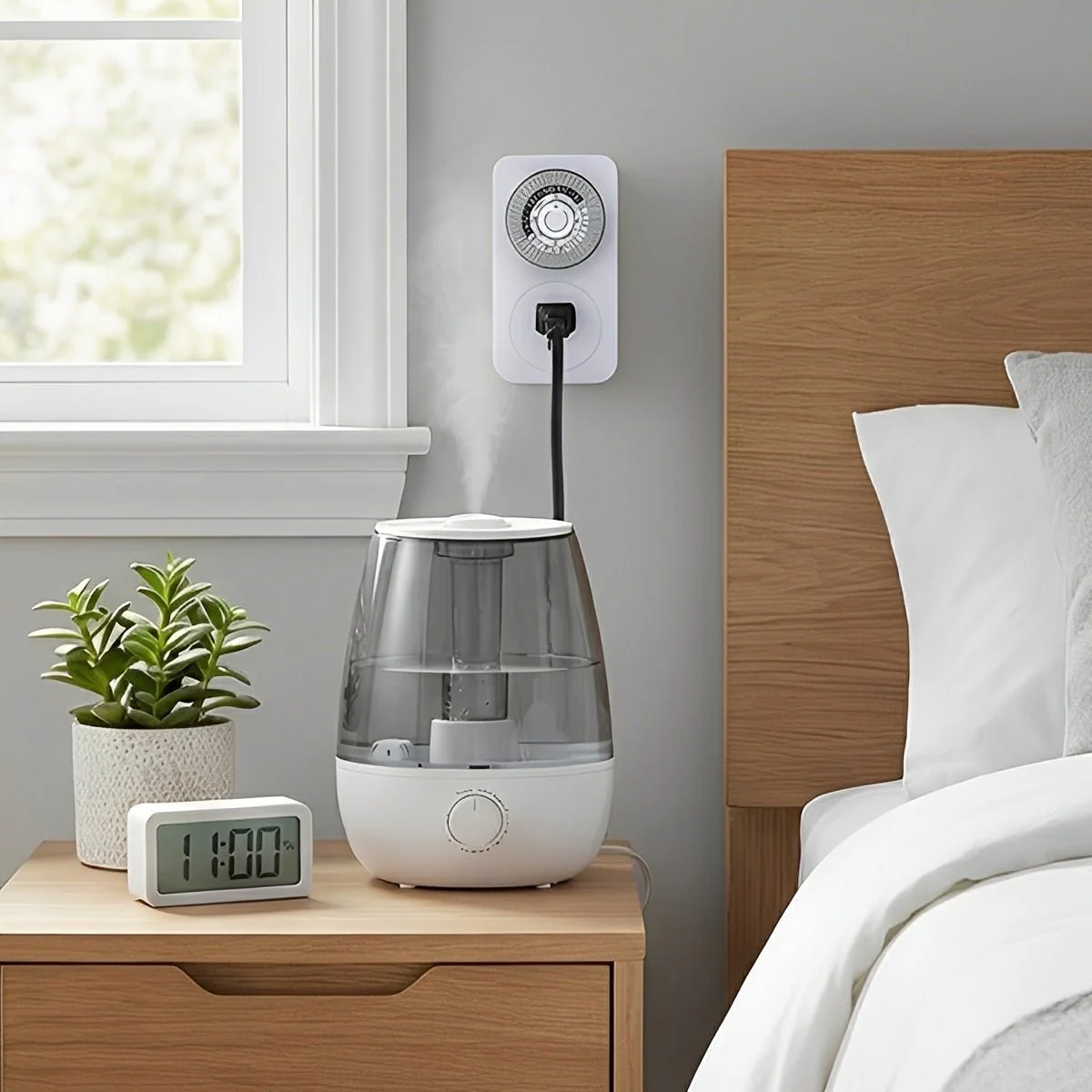 24-H 15A Plug-In Mechanical Outlet Timer Light Timer Switch - Image 5