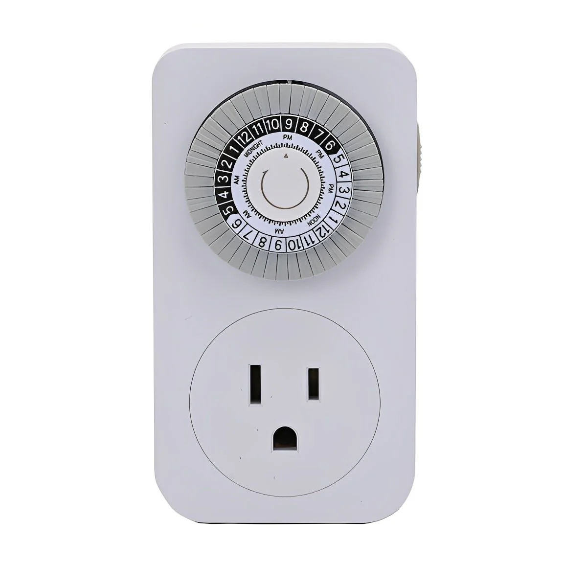24-H 15A Plug-In Mechanical Outlet Timer Light Timer Switch - Image 8