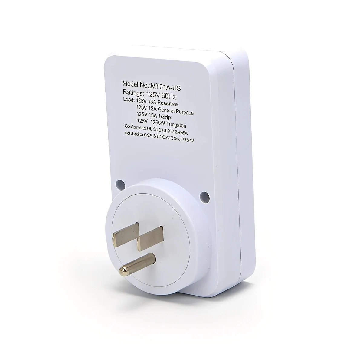 24-H 15A Plug-In Mechanical Outlet Timer Light Timer Switch - Image 9