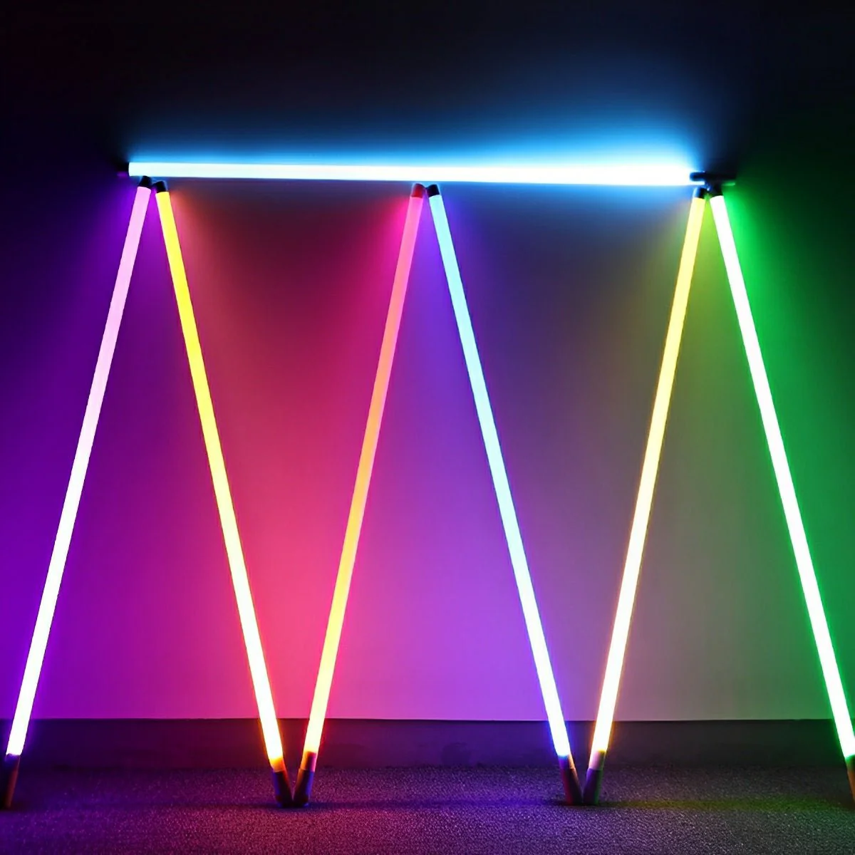 360° LED Tube Handheld Wireless Light Stick Atmosphere Light Rechargeable - Image 2