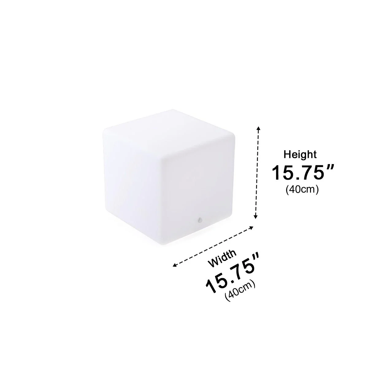 360 ° Modern Minimalist Cube Outdoor Floor Lamp - Image 12