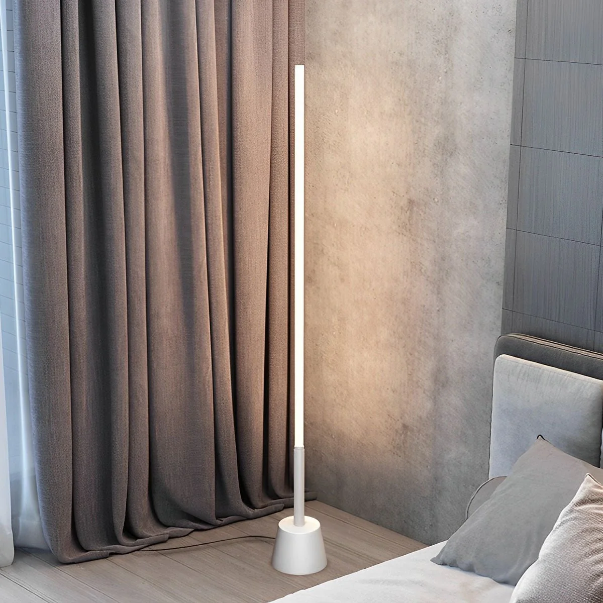 360 ° Modern Minimalist Long Strip LED Floor Lamp - Image 17