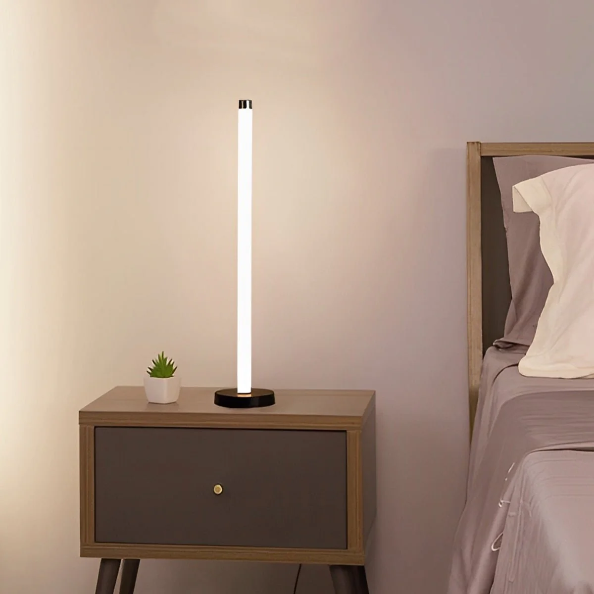 360 ° Modern Minimalist Long Strip LED Floor Lamp - Image 18