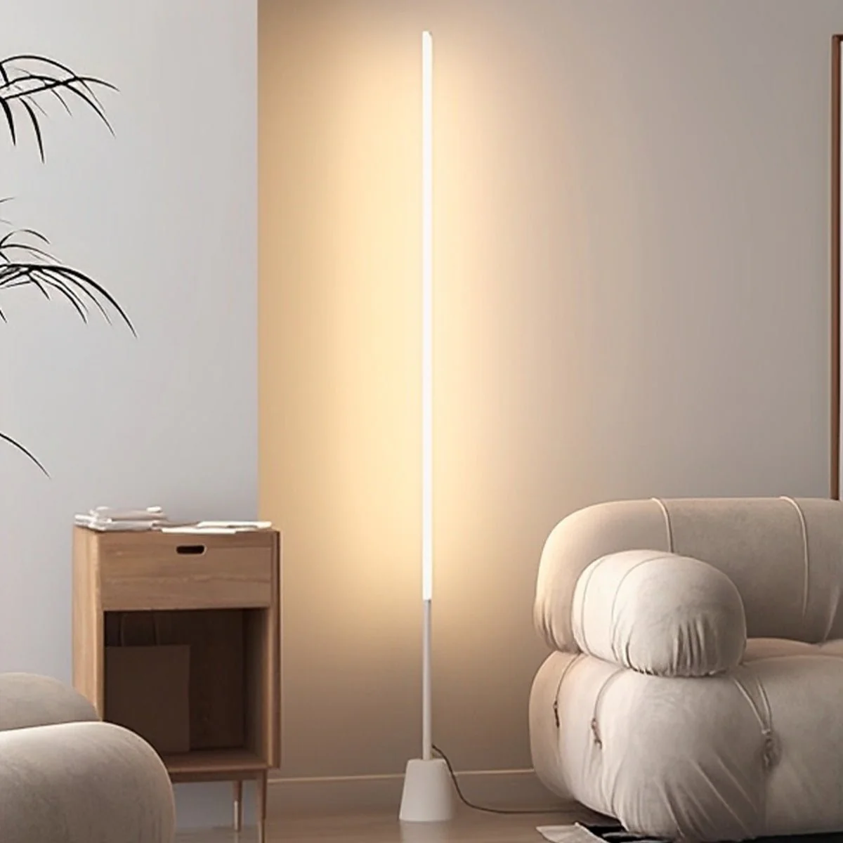 360 ° Modern Minimalist Long Strip LED Floor Lamp - Image 2