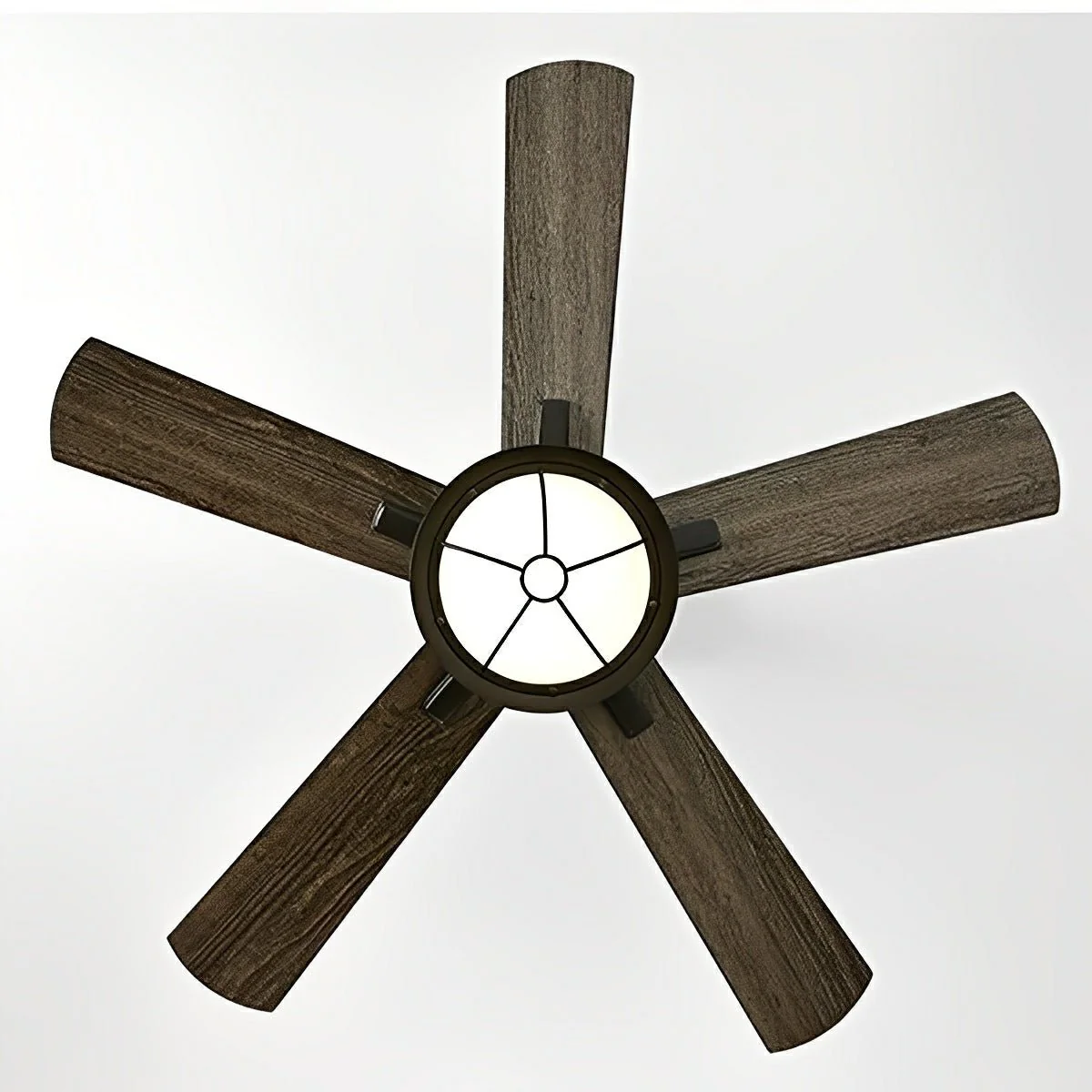 52" Classic Outdoor DC Motor Reverse Ceiling Fan Light - Image 7
