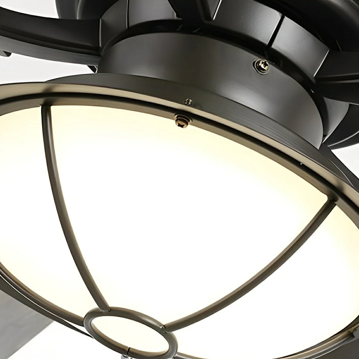 52" Classic Outdoor DC Motor Reverse Ceiling Fan Light - Image 9