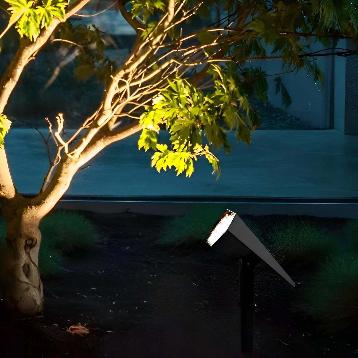 Adjustable Waterproof Multicolor Solar Spot Light With Sensor Landscape Lighting - Image 2