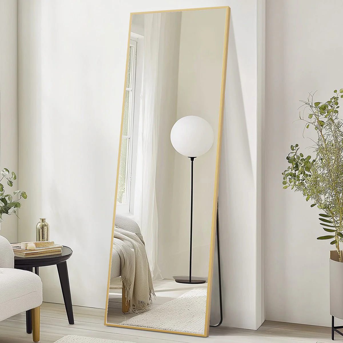 71"x26" Large Full Body Floor Mirror Standing Wall Mirror - Image 3