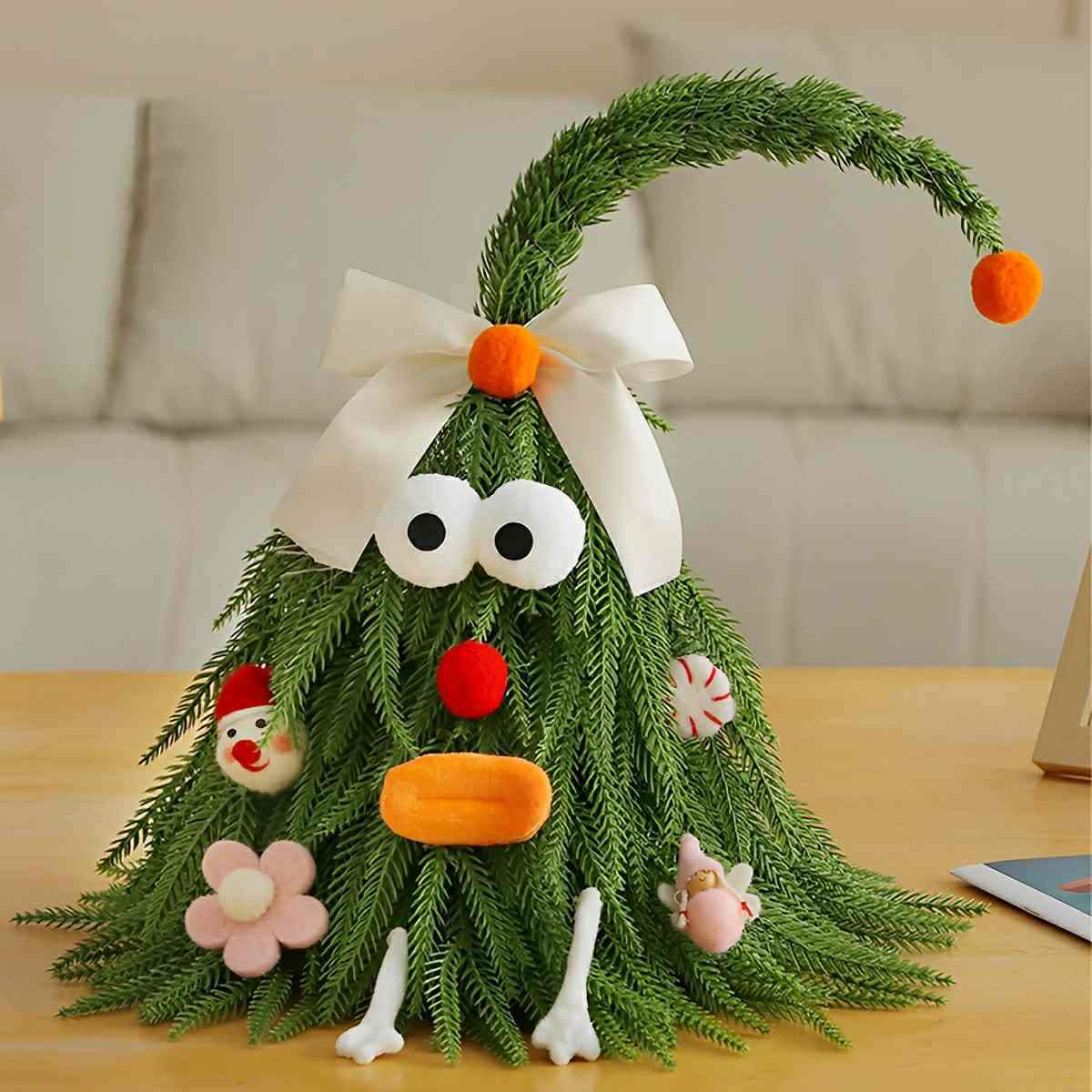 Artificial Small Christmas Tree Table Tree Xmas Decorations Gift - Image 7