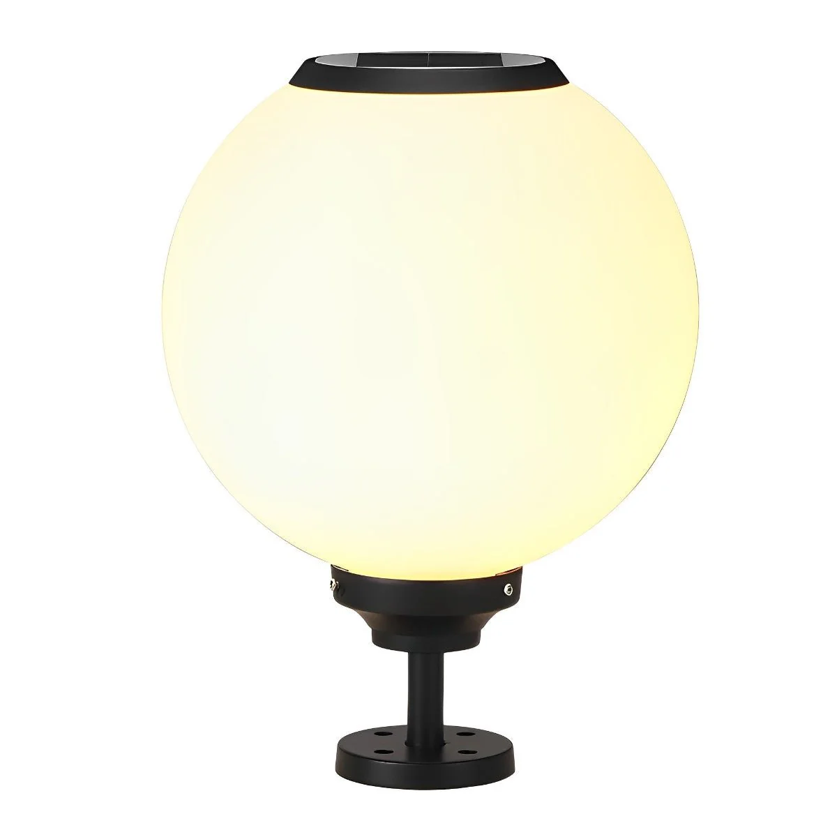 Waterproof Ball Three Step Dimming LED Solar Post Caps Lights - Image 6