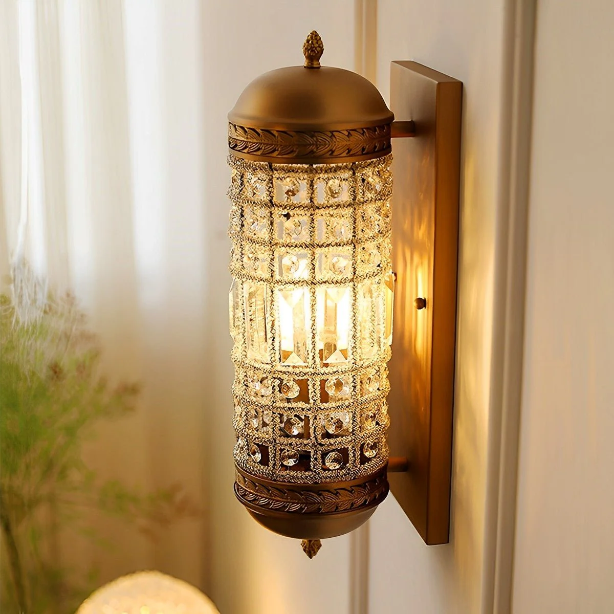 Brass Vintage Luxury Wall Sconce - Image 2