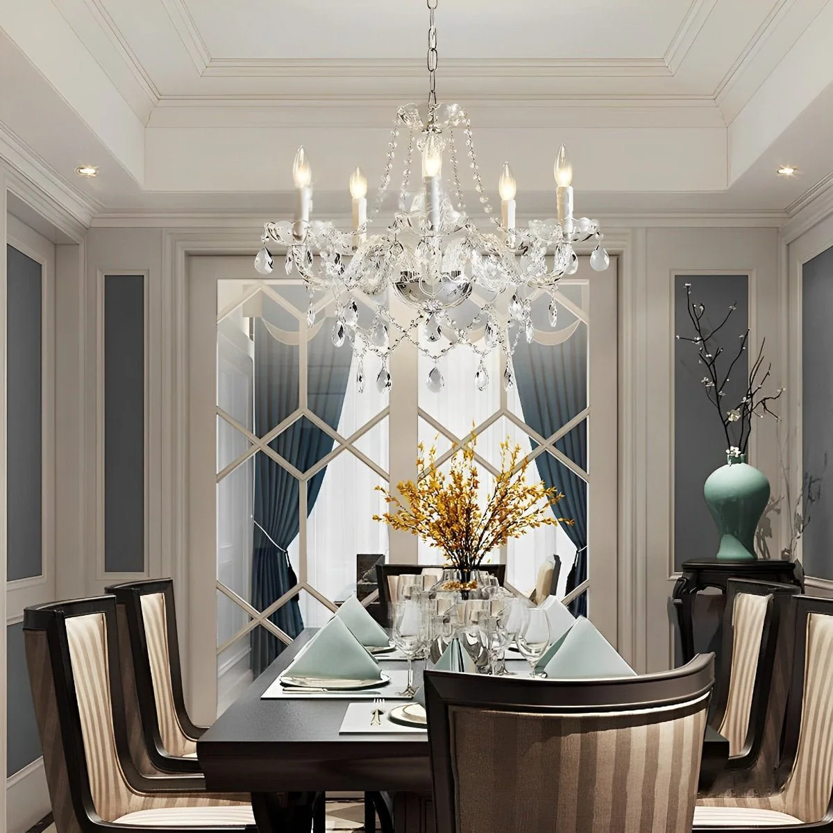 Classic Luxury Crystal Candle Chandelier Light - Image 4