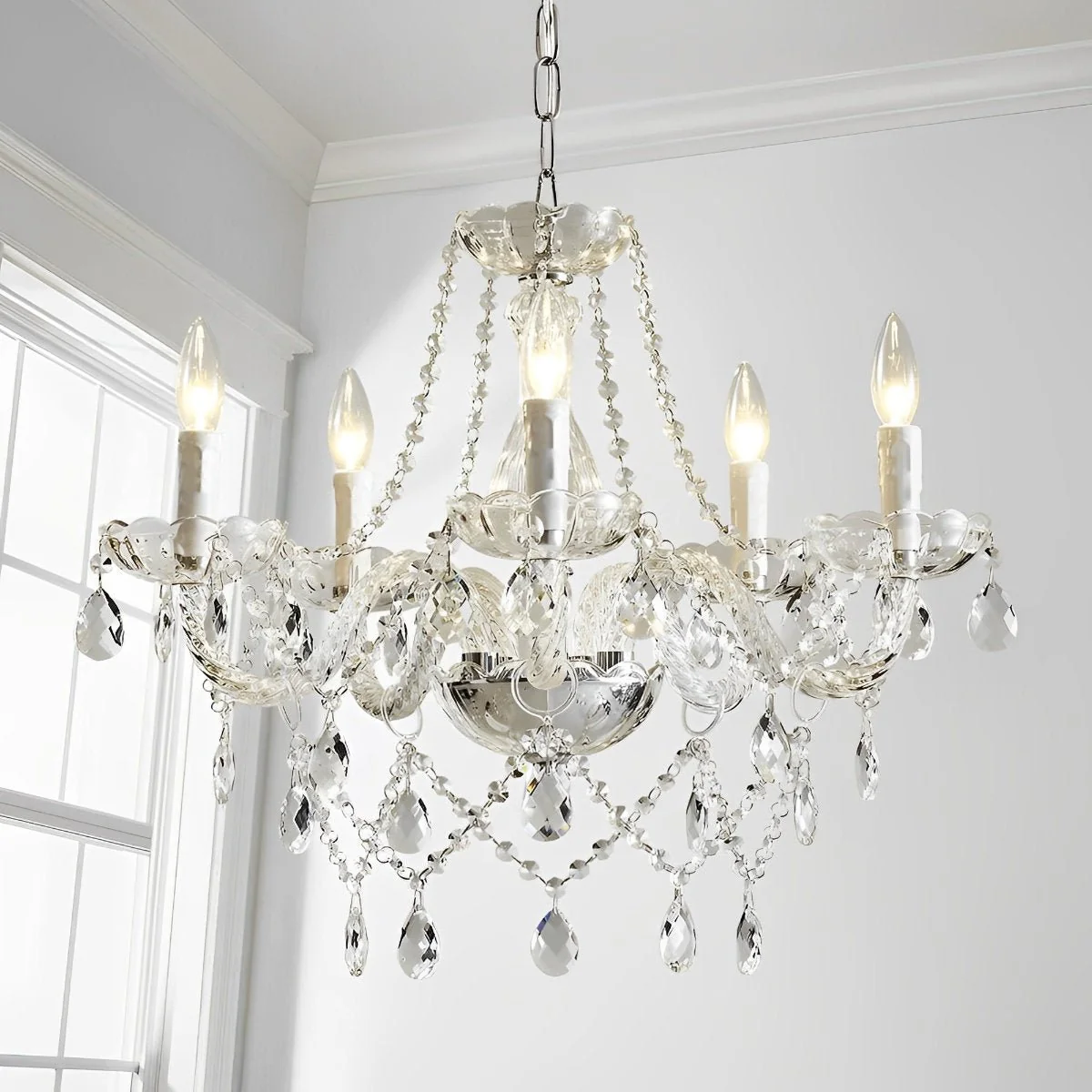Classic Luxury Crystal Candle Chandelier Light - Image 6