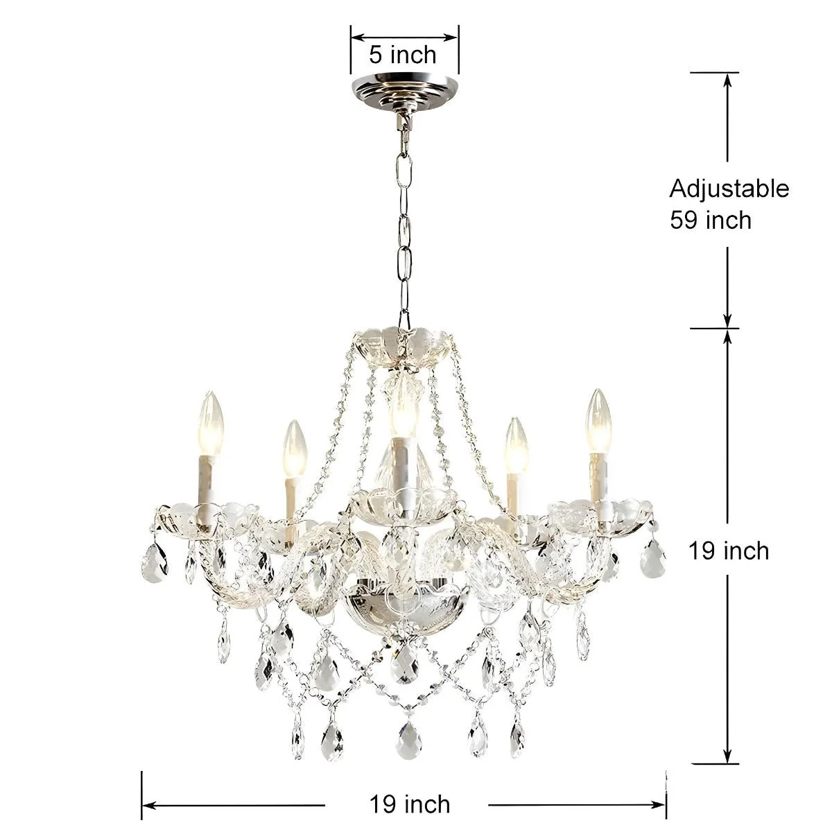 Classic Luxury Crystal Candle Chandelier Light - Image 7