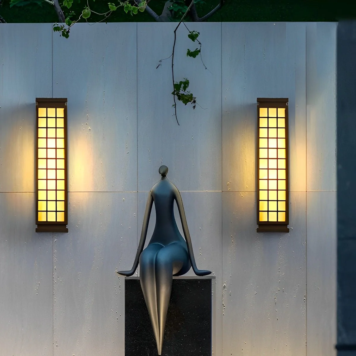 Classic Rectangular Waterproof Vintage Outdoor Wall Lights - Image 7