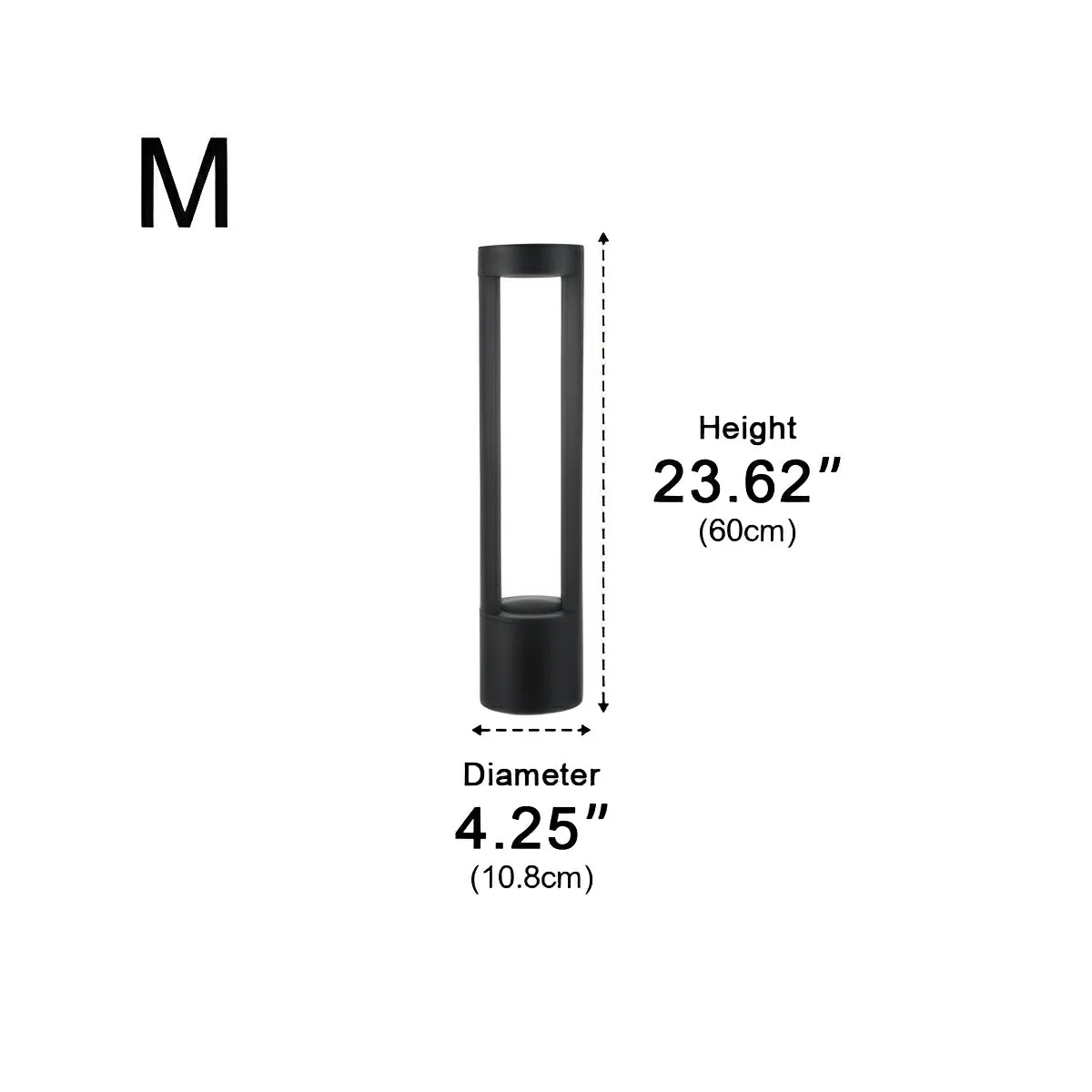 Waterproof Hollow Cylindrical Shaped LED Lamp Post Lights - Image 15