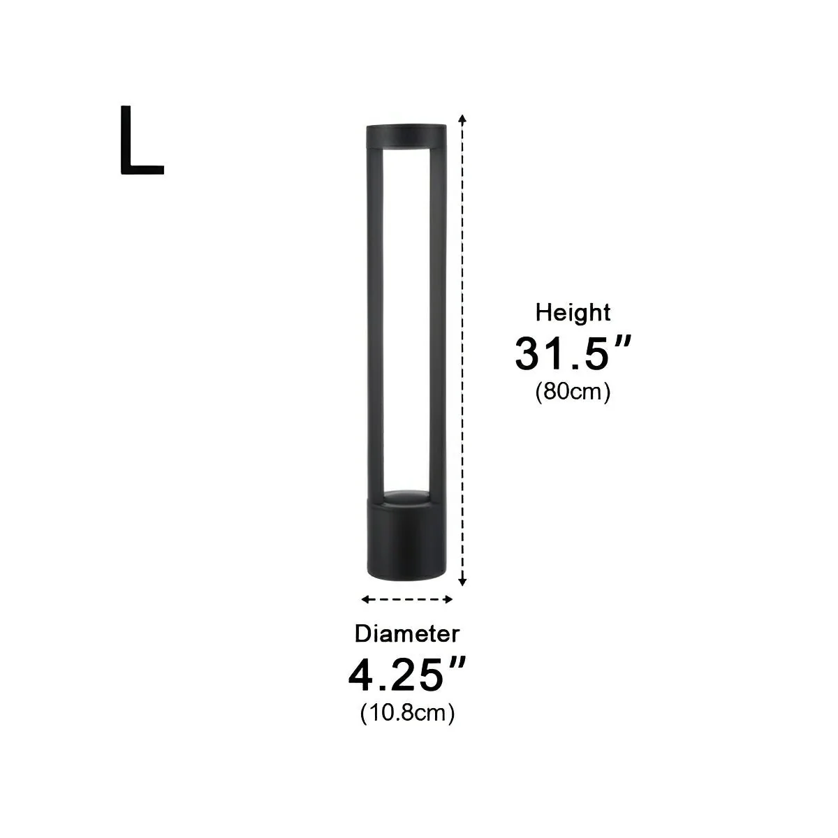 Waterproof Hollow Cylindrical Shaped LED Lamp Post Lights - Image 16