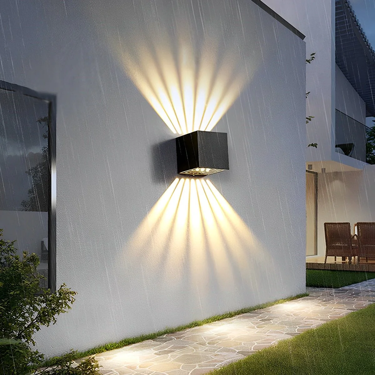 Creative Outdoor Waterproof Nordic Style Up Down Wall Lights - Image 7