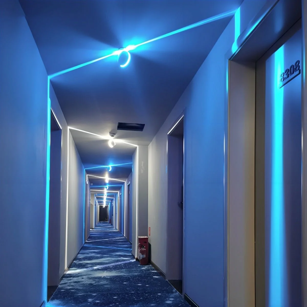 Cyberpunk Hallway LED Wall Light Beam Spot Light - Image 2
