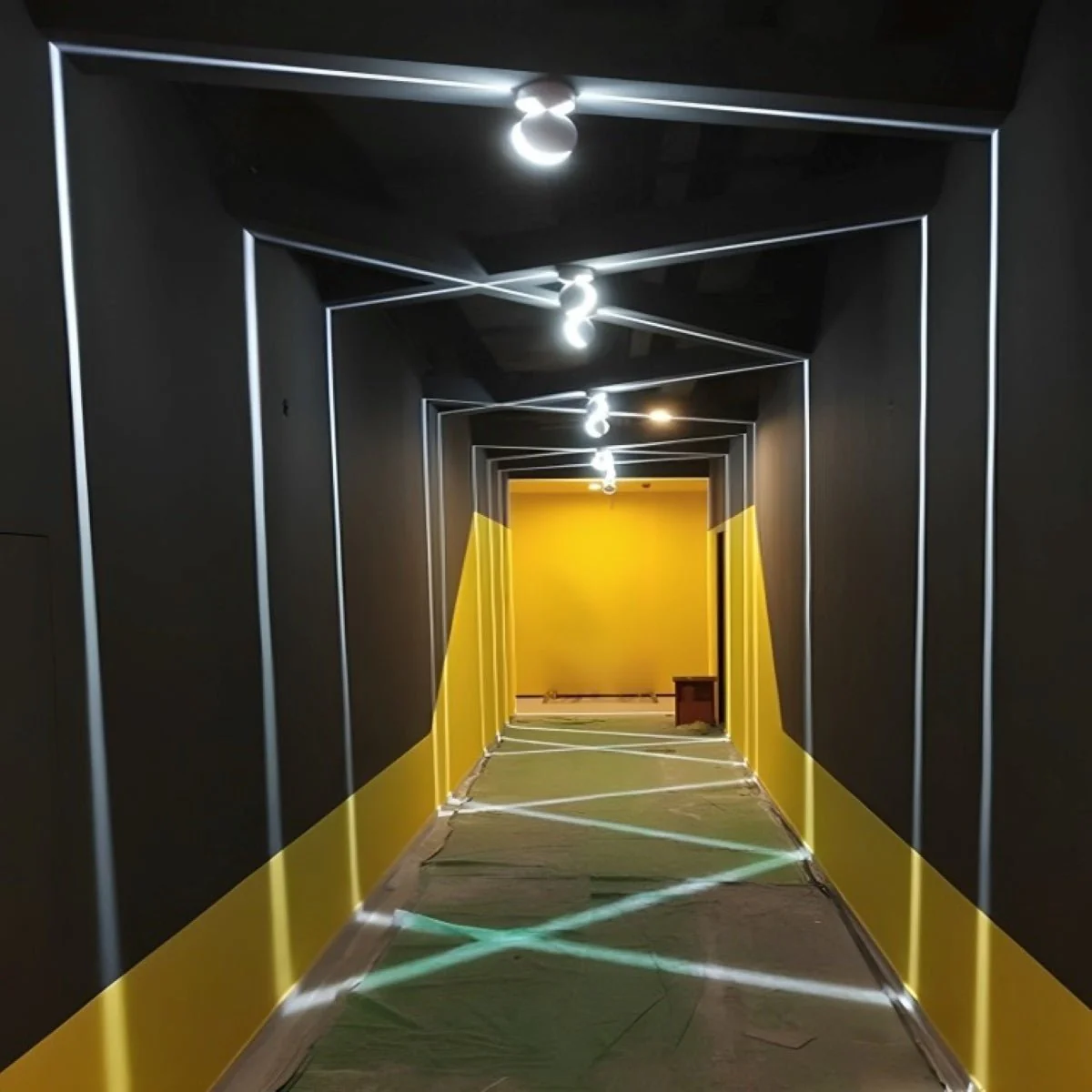 Cyberpunk Hallway LED Wall Light Beam Spot Light - Image 8