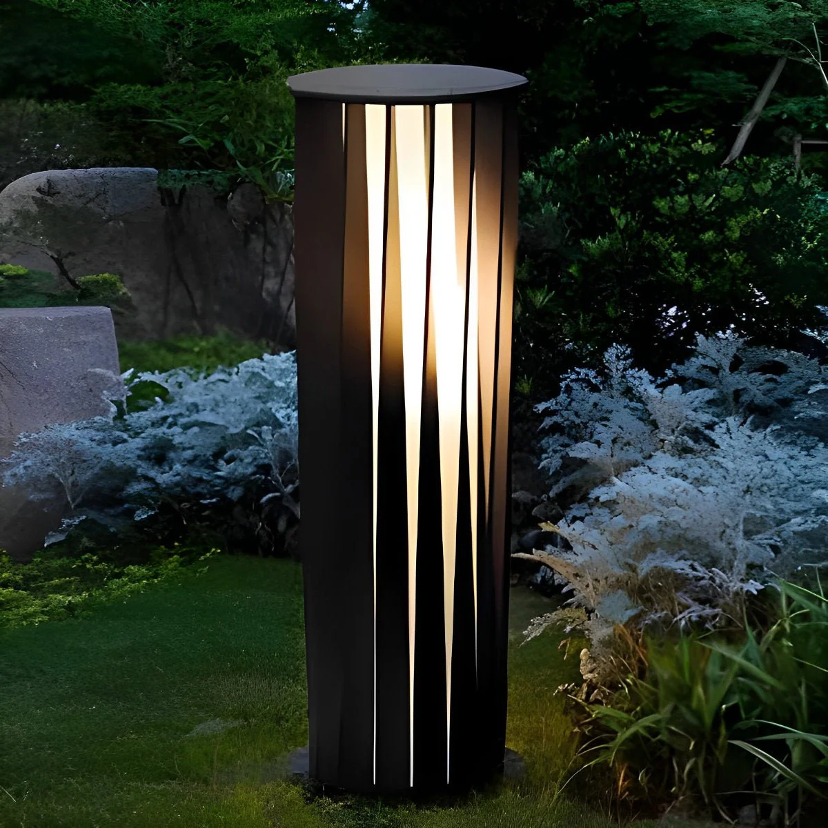 Creative Cylindrical LED Waterproof Black Modern Pathway Light Walkway Floor Lamp - Image 11