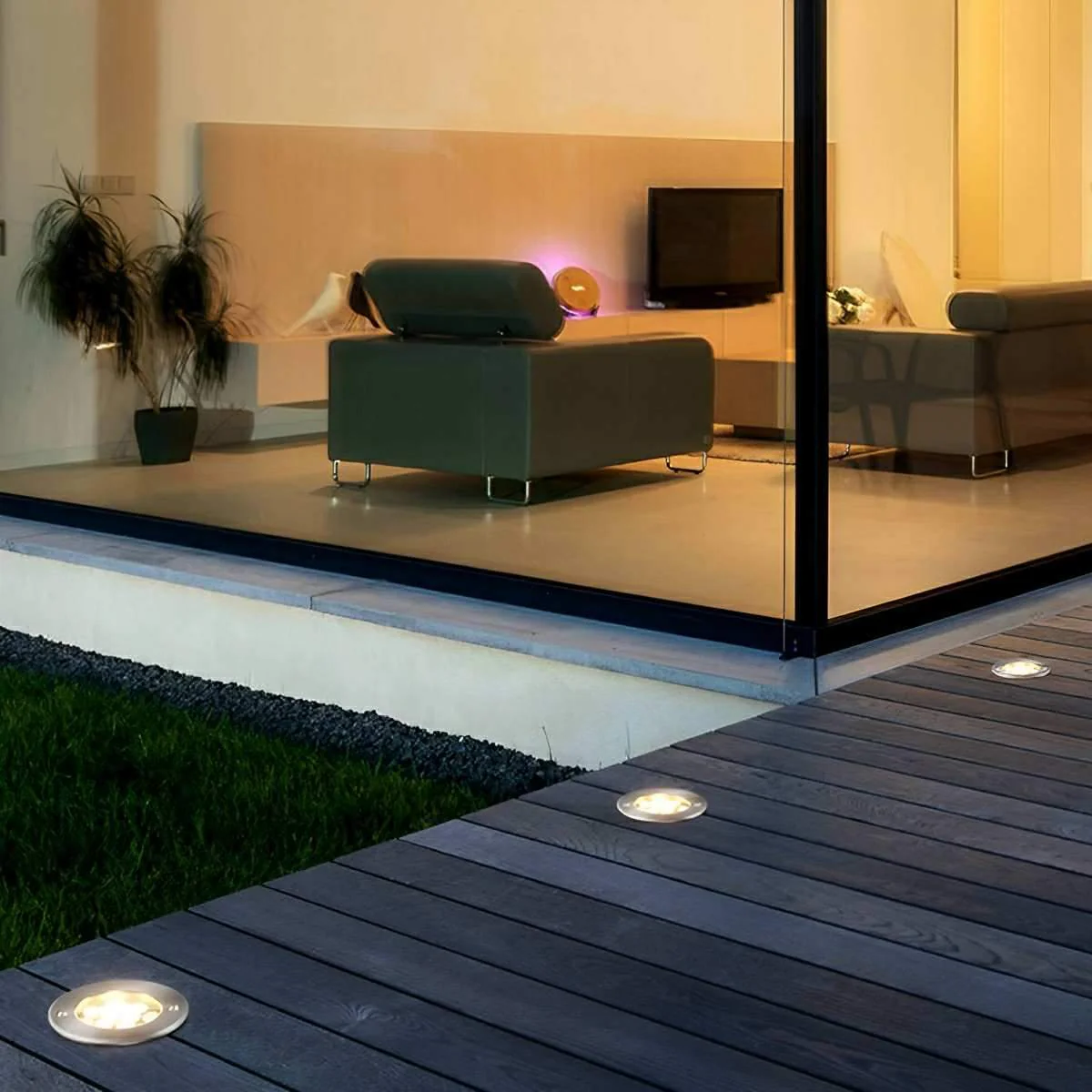 DC 24V Outdoor Waterproof Recessed Light In-Ground Deck LED Spot Lights - Image 7