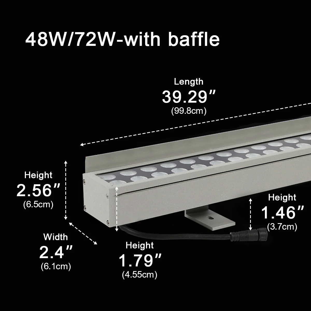 DC24V Low Voltage Waterproof Outdoor LED Wall Washer Lights 39.37'' - Image 16