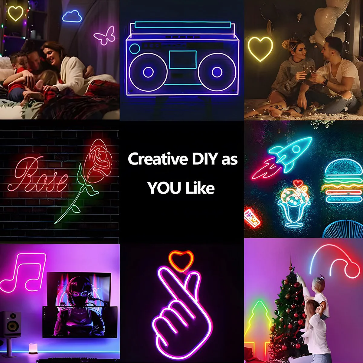 Waterproof DIY RGB Smart Recessed Atmosphere LED Light Strip - Image 5