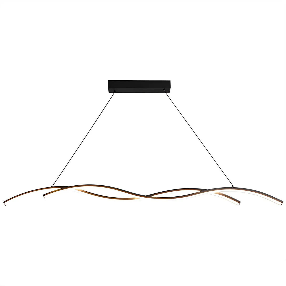 Double Wavy Minimalist LED Creative Modern Chandelier Light - Image 10