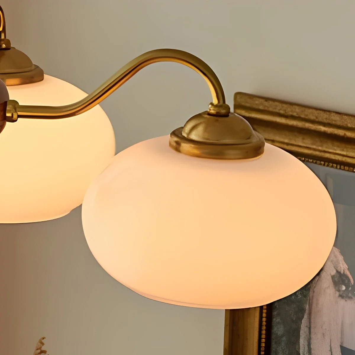 Nordic Glass Wood Metal Chandelier Hanging Lights - Image 5
