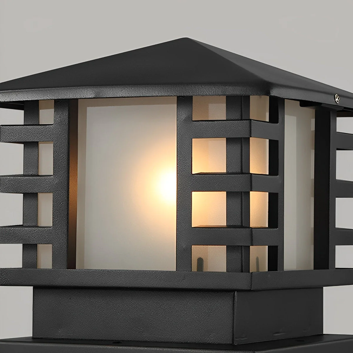 Retro Column LED Antique Garden Waterproof Courtyard Stigma Lamp - Image 12