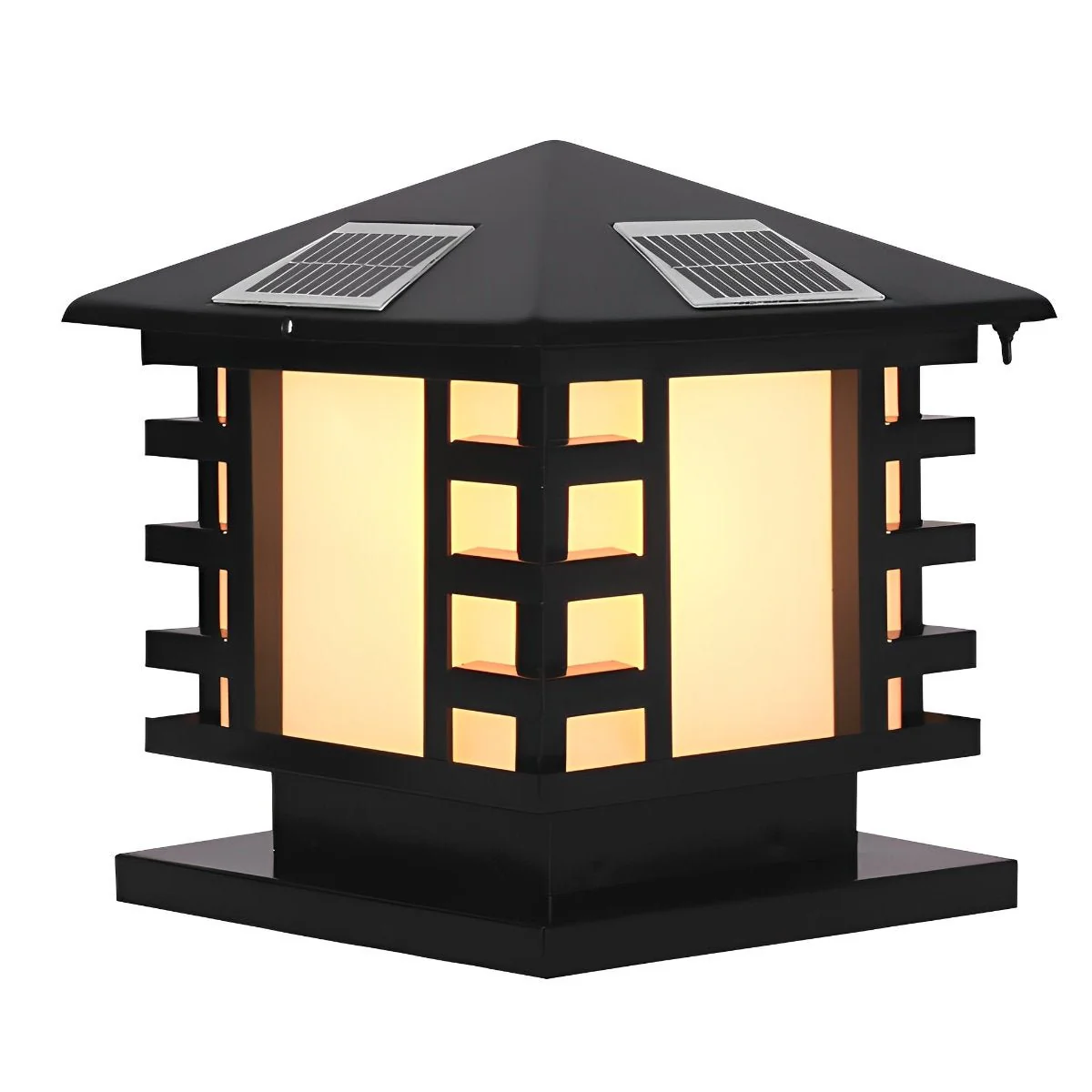 Retro Column LED Antique Garden Waterproof Courtyard Stigma Lamp - Image 13