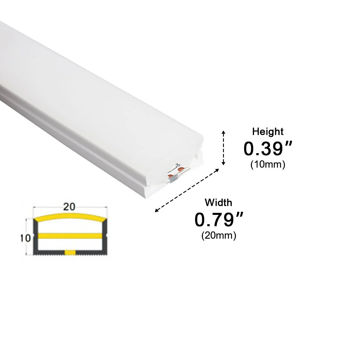 24V Rececessed Outdoor Modern Flexible Waterproof Linear White Light Low Vintage - Image 13