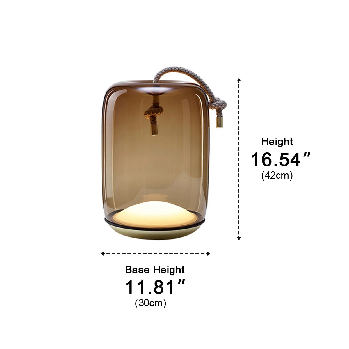 Glass Cylinder Waterproof LED Outdoor Portable Lantern Floor Lamp - Image 11