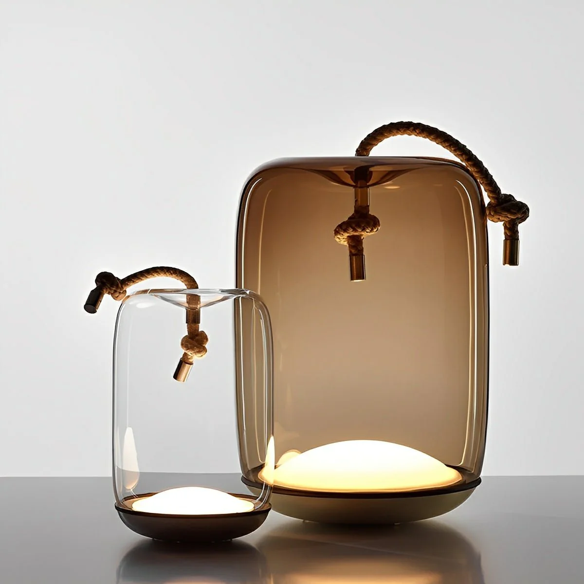 Glass Cylinder Waterproof LED Outdoor Portable Lantern Floor Lamp - Image 7