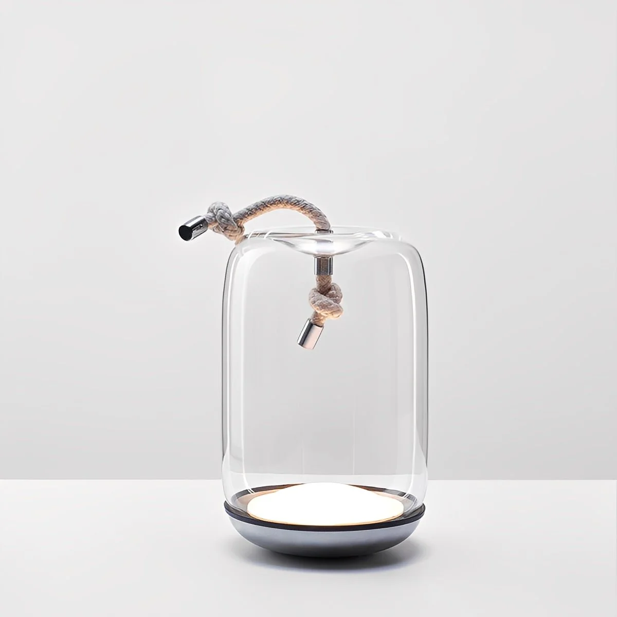 Glass Cylinder Waterproof LED Outdoor Portable Lantern Floor Lamp - Image 8