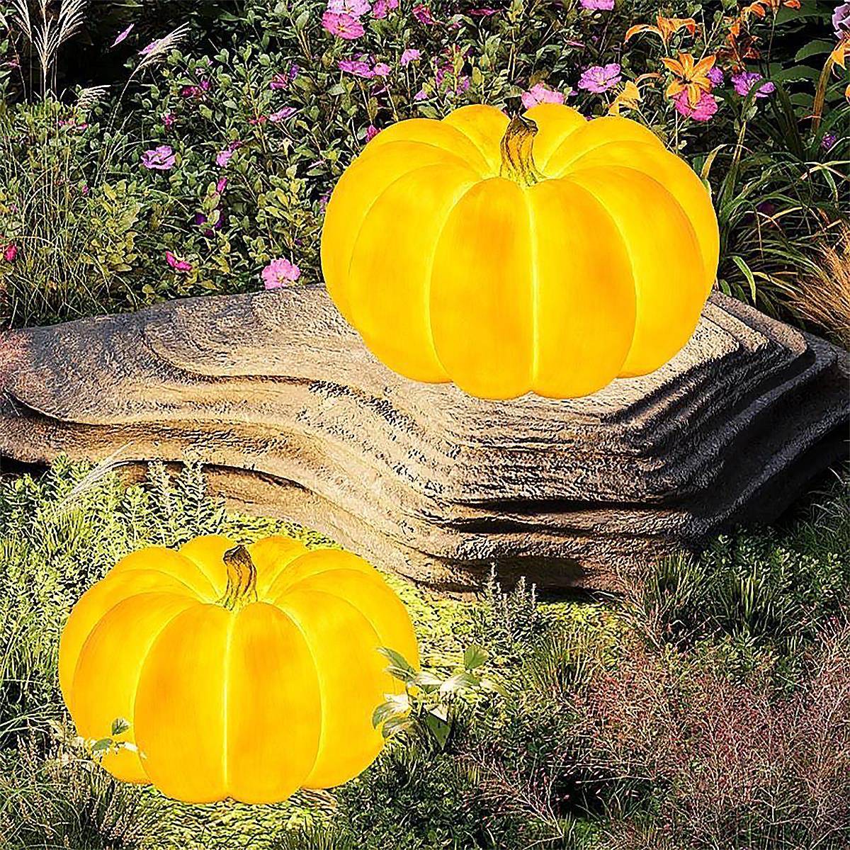 Halloween Waterproof LED Pumpkin Lantern Outdoor Landscape Lighting - Image 6