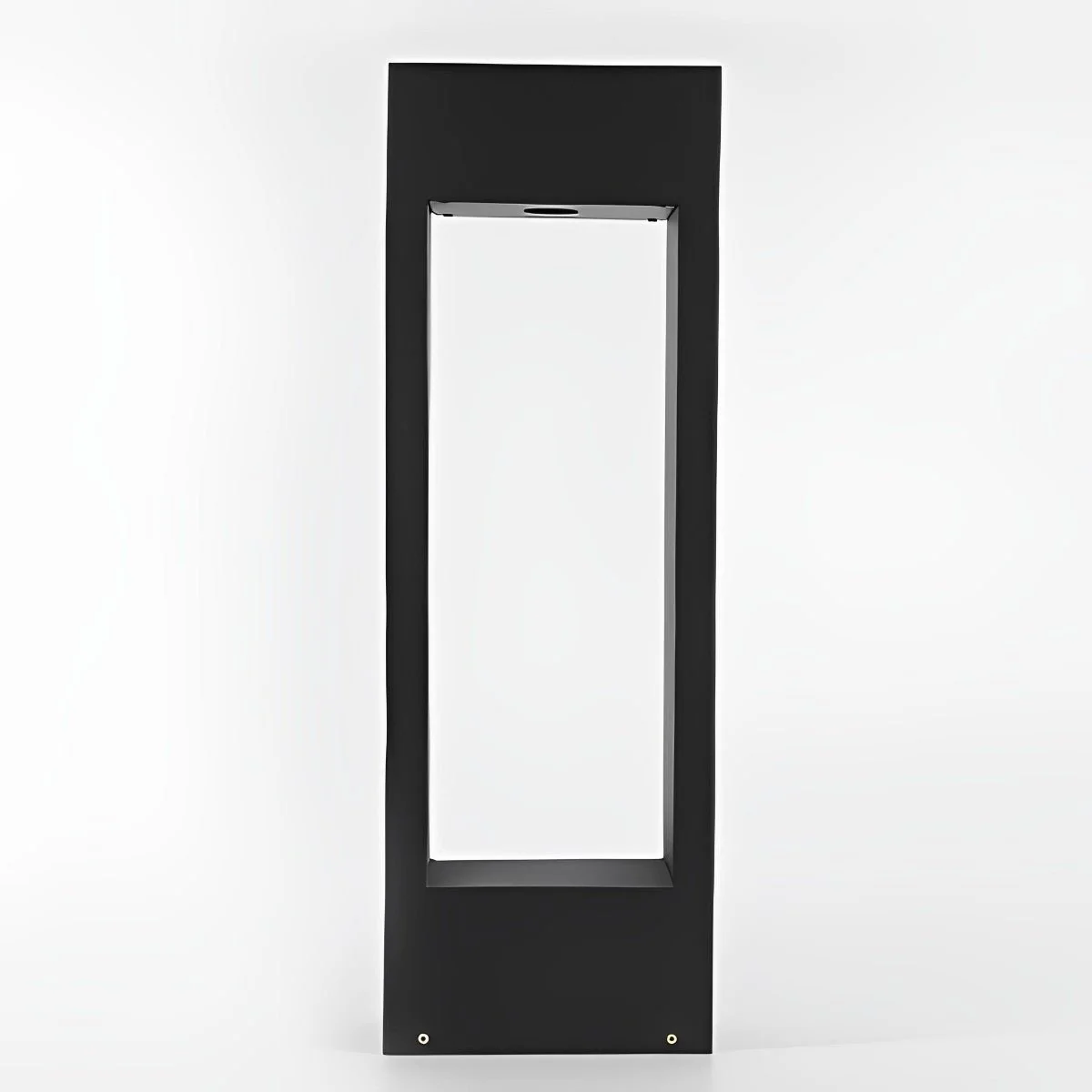 Hollow Square Waterproof LED Black Modern Outdoor Lawn Light Post Lights - Image 5