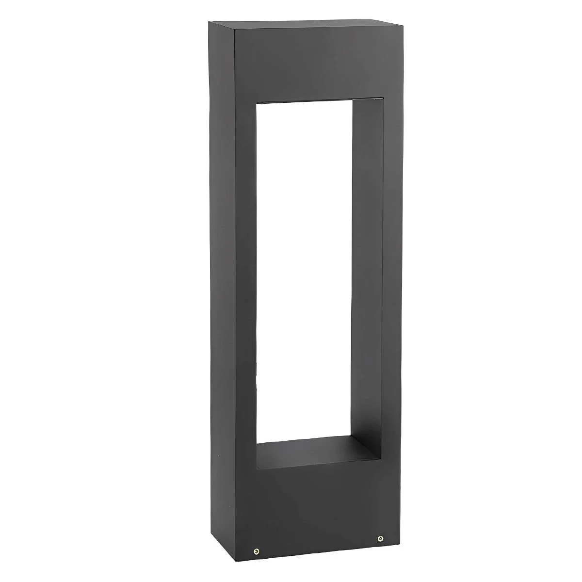Hollow Square Waterproof LED Black Modern Outdoor Lawn Light Post Lights - Image 6