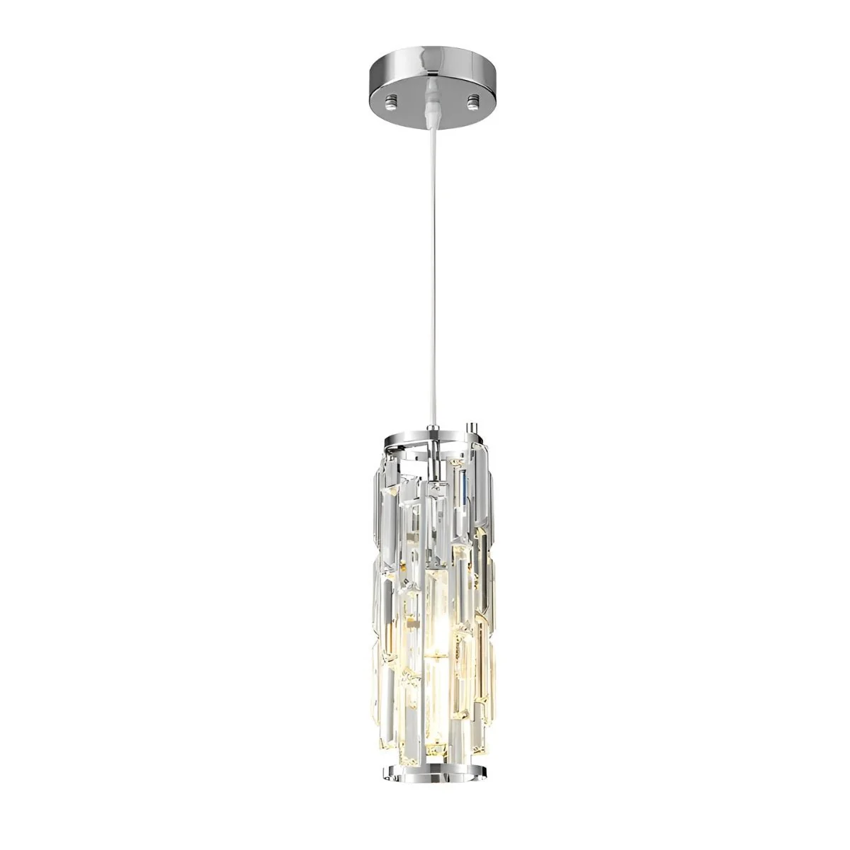 Creative Iron Crystal Glass Chandelier Pendant Lights Ceiling Lamp - Image 19