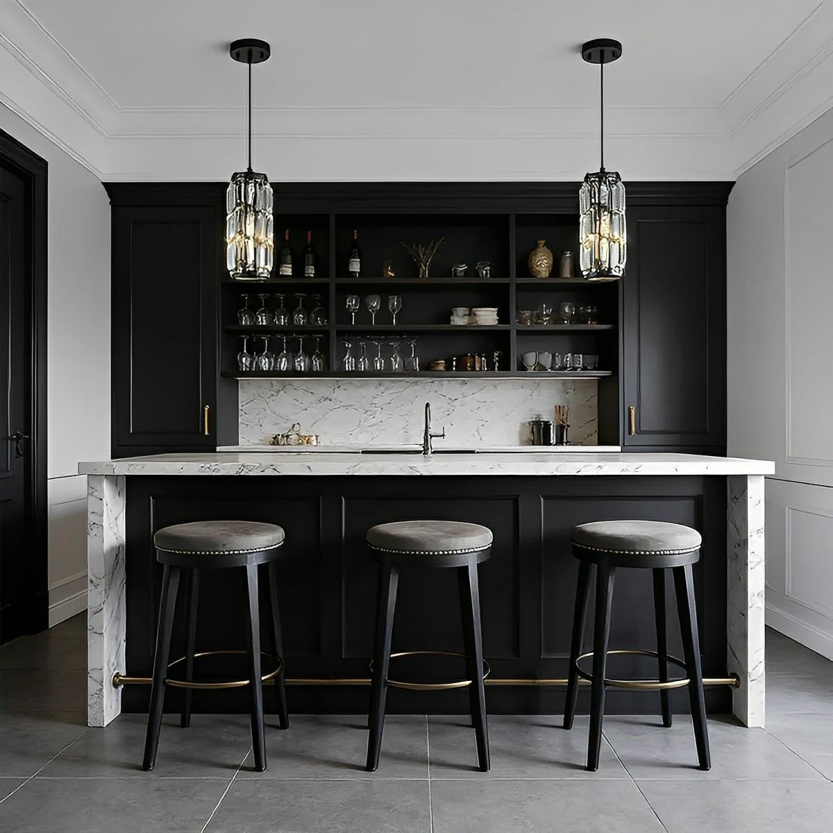 Creative Iron Crystal Glass Chandelier Pendant Lights Ceiling Lamp - Image 5