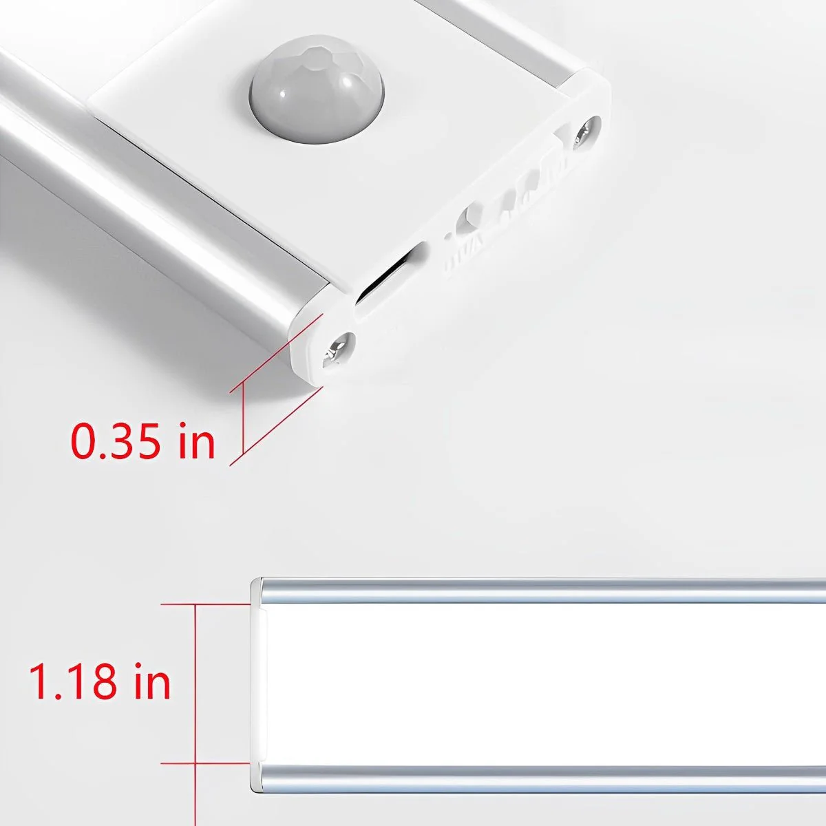 Intelligent Ultra-thin Dimmable Motion Sensor Wireless Strip LED Cabinet Light - Image 10