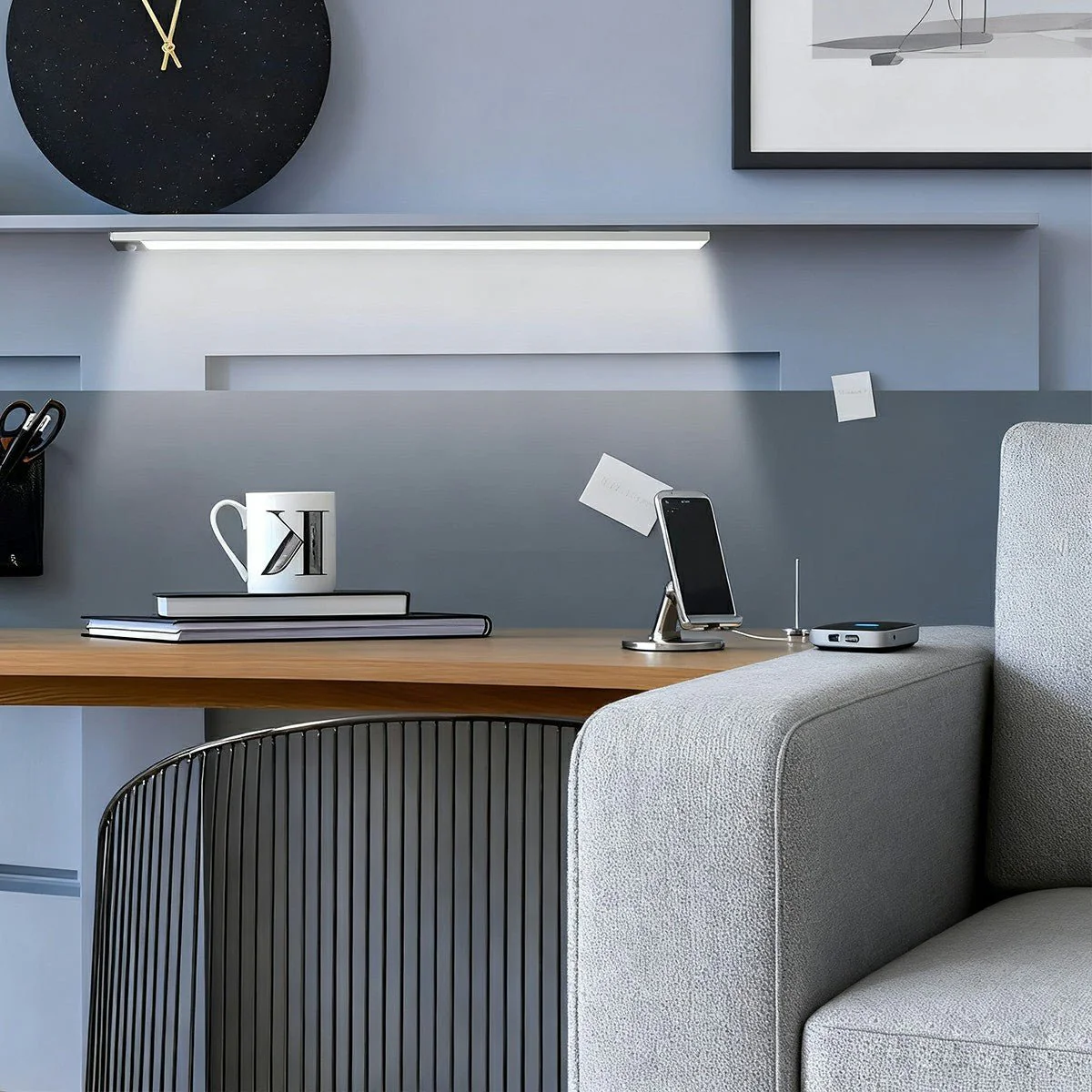 Intelligent Ultra-thin Dimmable Motion Sensor Wireless Strip LED Cabinet Light - Image 4