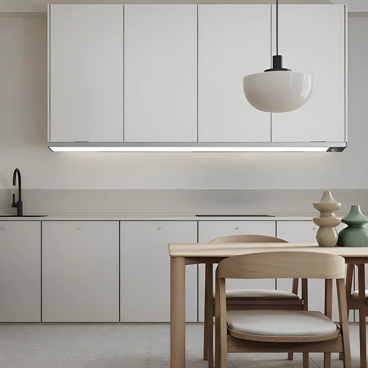 Intelligent Ultra-thin Dimmable Motion Sensor Wireless Strip LED Cabinet Light - Image 5