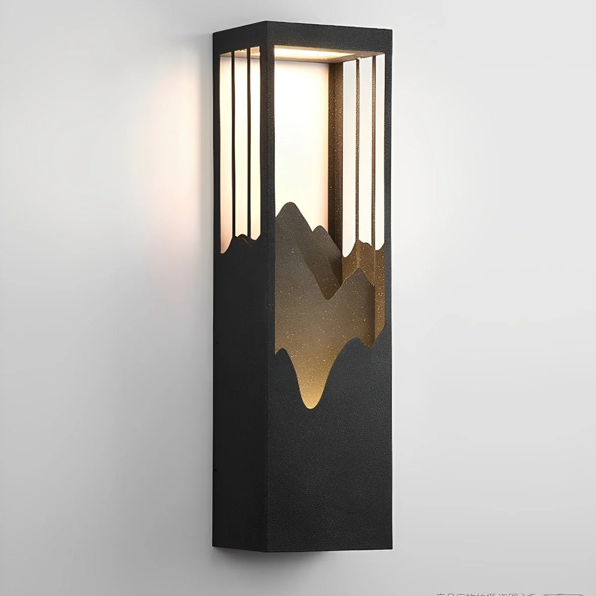 Waterproof Mountain Scenery Led Wall Sconce Garden Wall Light - Image 10