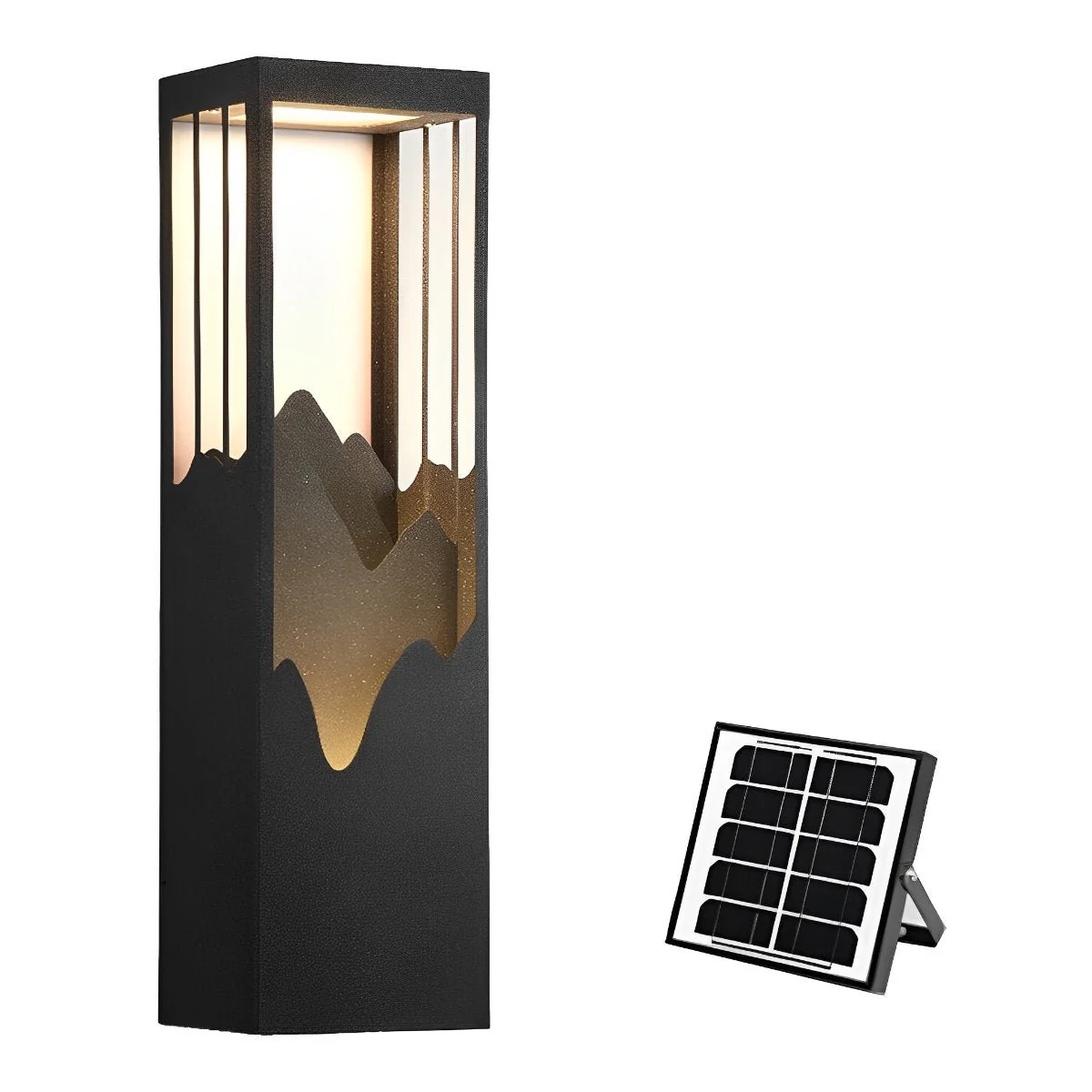 Waterproof Mountain Scenery Led Wall Sconce Garden Wall Light - Image 16